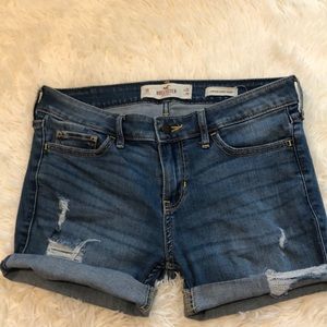 Denim shorts